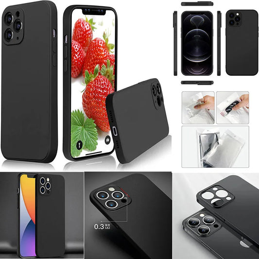 K-Pop Cartoon Jungen B-BT21S Handyhülle für diverse IPhone Modelle Schwarze Hülle