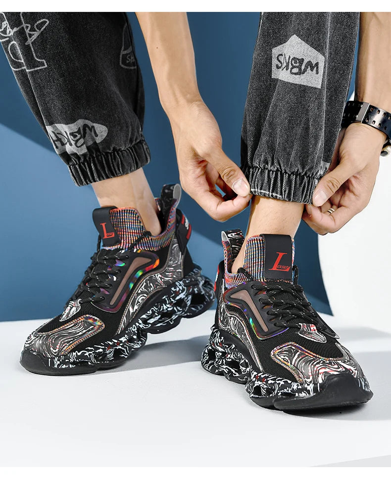 Herrenschuhe Sneaker Männer Freizeit Herrenschuhe Turnschuhe Luxus Schuhe Trainer Rennen Atmungsaktive Schuhe modische Laufschuhe für Frauen