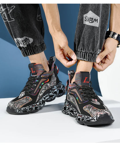 Herrenschuhe Sneaker Männer Freizeit Herrenschuhe Turnschuhe Luxus Schuhe Trainer Rennen Atmungsaktive Schuhe modische Laufschuhe für Frauen