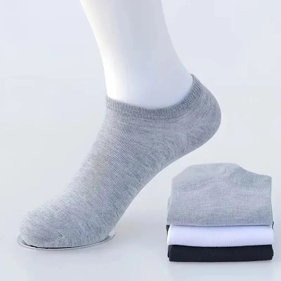 10/12/20/40 Paar One Size (EU 38-44) Unisex Bootssocken Business Sport Schweißaufnahme Sommer Herbst Einfarbig Weiche Knöchelsocken Ohne Fusseln