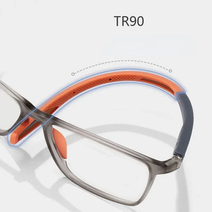 Anti-Blaulicht-Lesebrille Ultralight TR90 Sport-Brille für Presbyopie Damen Herren Weitsichtigal Eyewear Diopters To +4.0