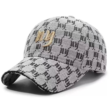 Unisex NY Buchstaben-Stickerei  Verstellbare Basecap