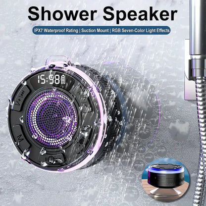 2025 Neuer kabelloser Lautsprecher IPX7 wasserdicht S3 bunte LED-Beleuchtung Starker Bass Soundguru S3 Bluetooth-Lautsprecher wasserdicht mit Mikrofon
