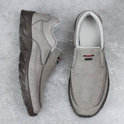 Herren Kunst-Lederschuhe Lässige Schuhe Atmungsaktive Loafers Herren Sneaker Neue Bequeme Lederschuhe Flache Schuhe Herren Sneaker