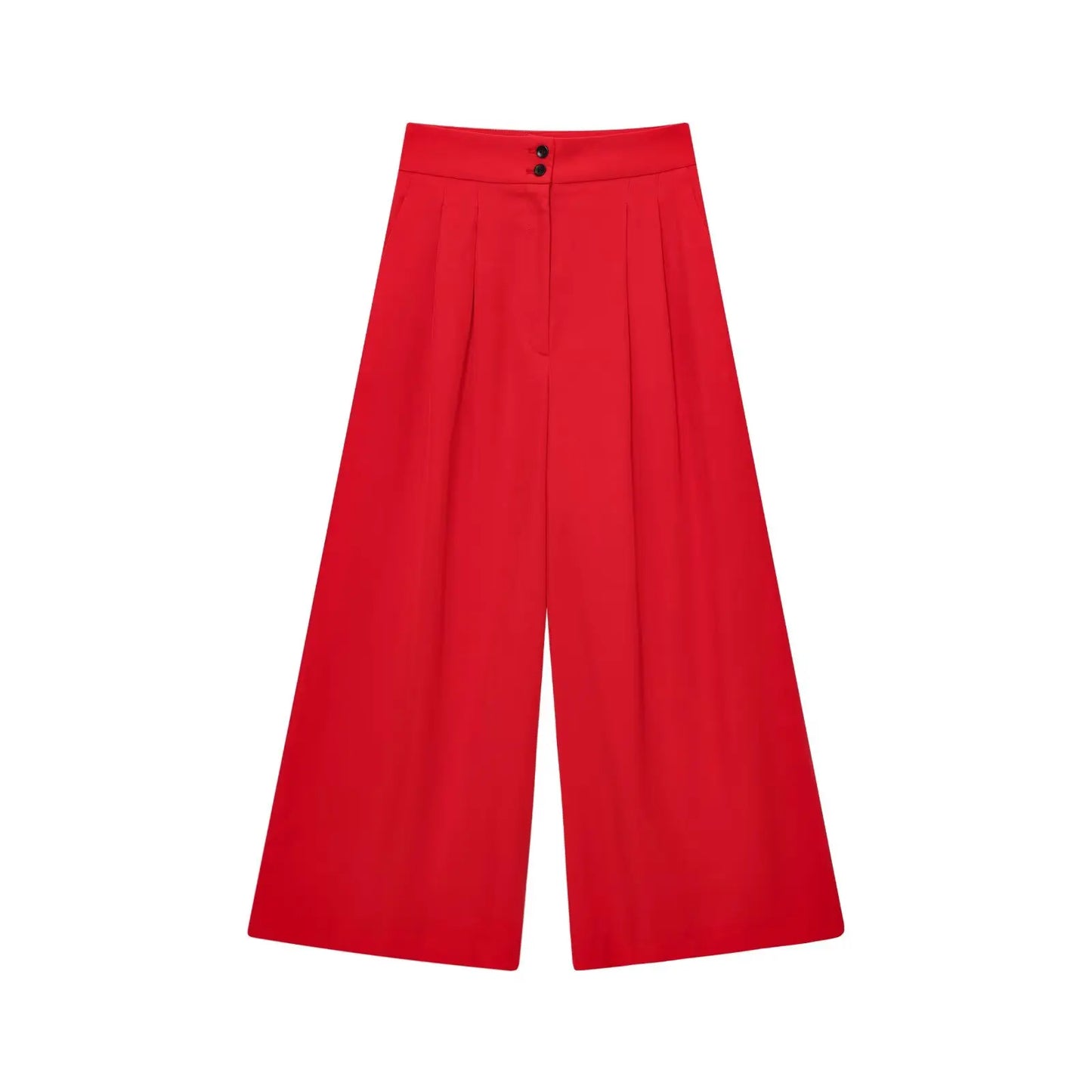 TFMLN Fashion Damenanzug Hosenanzüge Ärmelloses V-Ausschnitt Top mit Gürtel Gerade Hose Set 2025 Frühling Sommer Büro 2-teiliger Set