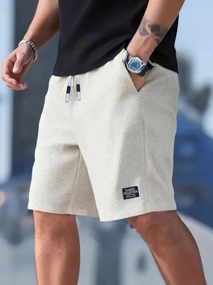 Herren-Shorts, Herren-Casual-Hosen, Herren-Badeshorts, Herren-Sportshorts, neuer modischer Textilstoff mit Struktur, atmungsaktive Hosen, geeignet für den täglichen Freizeitgebrauch und Sport