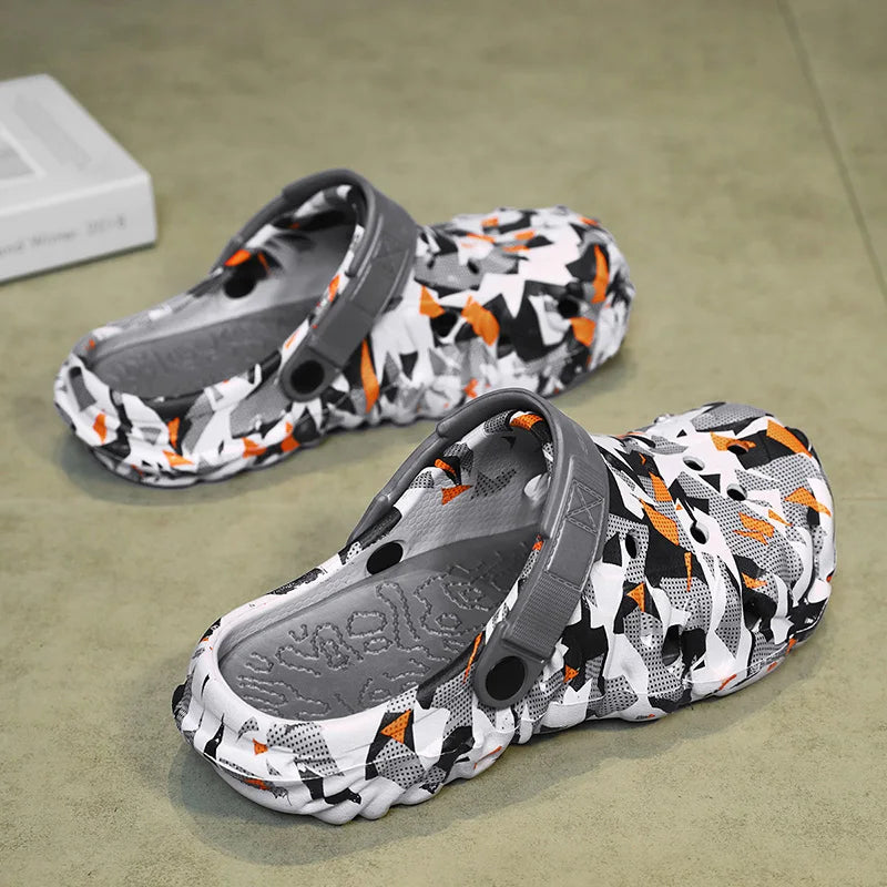 2026 Herren-Hauben-Clogs Hausschuhe Herren Gartenschuhe Für Herren Arch Support Slides Sommermode Strandschuhe Rutschfeste EVA-Hausschuhe