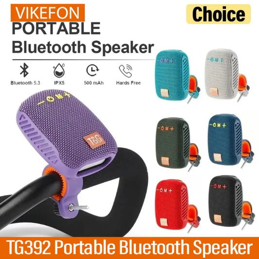 Outdoor-Fahrrad TG392 Tragbarer Bluetooth-Lautsprecher TWS Kabelloser Mini-Bass FM-Radio Soundbar Boombox Fahrmusik Abspielen Lautsprecher