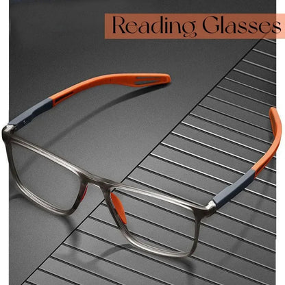 Anti-Blaulicht-Lesebrille Ultralight TR90 Sport-Brille für Presbyopie Damen Herren Weitsichtigal Eyewear Diopters To +4.0