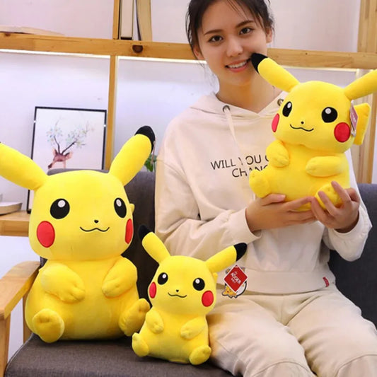 Pokemon Pikachu Plüschspielzeug Cartoon & niedliche Anime Kinder Spielzeug Stoffpuppe Valentinstagsgeschenk Heimdekoration