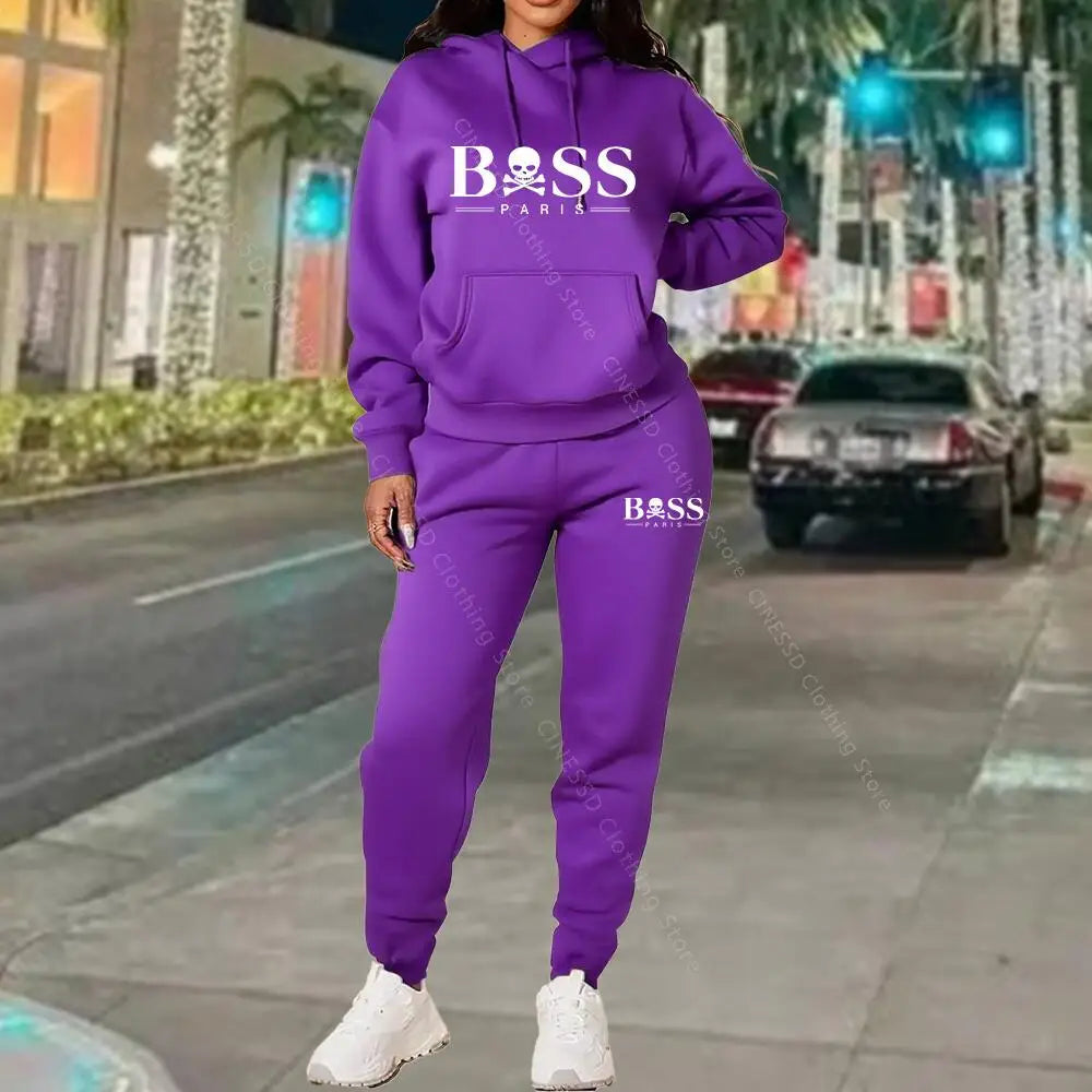 2026 Neue Damen-Trainingsanzug Sweatshirt Sweatpants Hochwertige Outfits Anzug Designer Luxus Herbst Winter Kleidung Damen Hosen Set