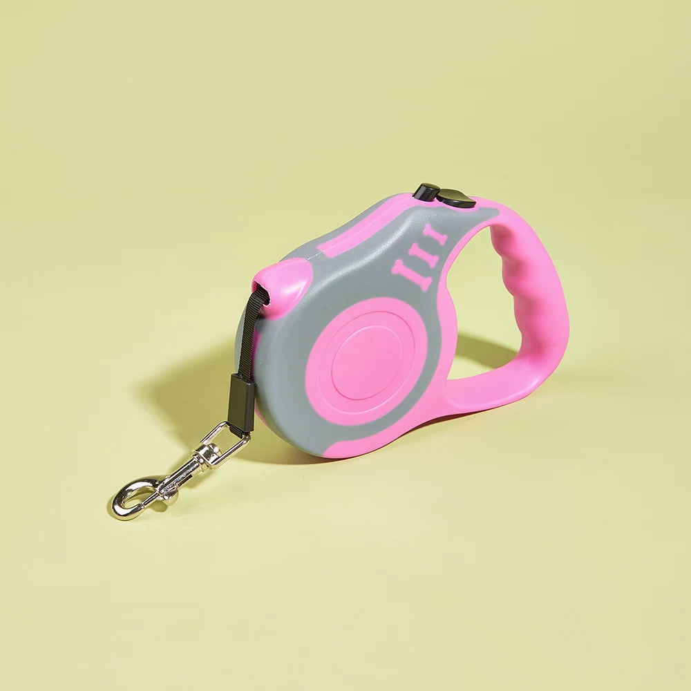 3m 5m Hundeleine für kleine Hunde und Katzen, automatische, ausziehbare, strapazierfähige Nylonleine für Welpen, Outdoor, Reisen, Spaziergänge, Wandern, Zugseil