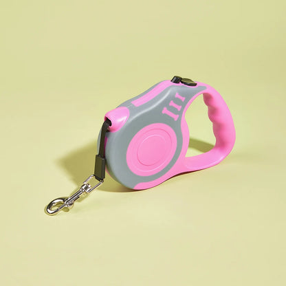 3m 5m Hundeleine für kleine Hunde und Katzen, automatische, ausziehbare, strapazierfähige Nylonleine für Welpen, Outdoor, Reisen, Spaziergänge, Wandern, Zugseil