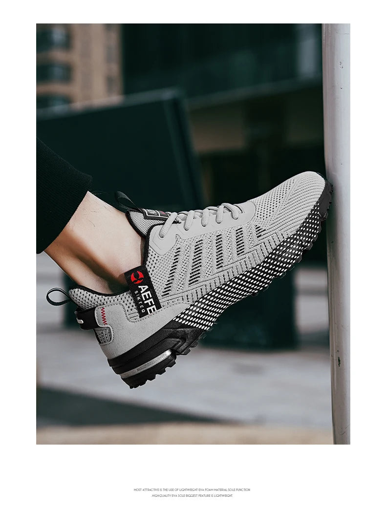 Neue Herren Laufschuhe Atmungsaktive Outdoor-Sportschuhe Leichte Sneakers für Herren Bequeme Sporttrainingsschuhe