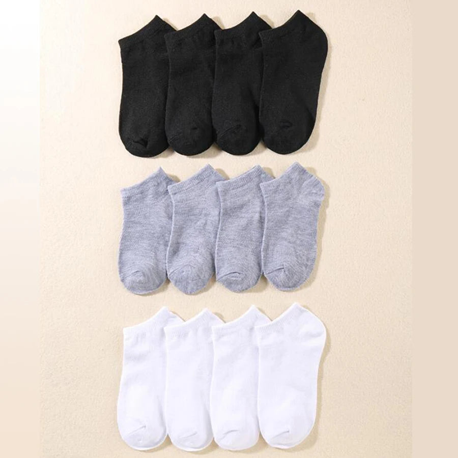 10/12/20/40 Paar One Size (EU 38-44) Unisex Bootssocken Business Sport Schweißaufnahme Sommer Herbst Einfarbig Weiche Knöchelsocken Ohne Fusseln