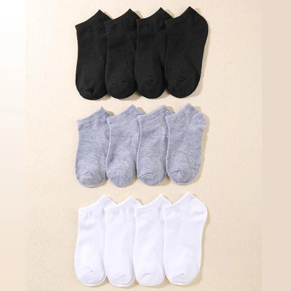 10/12/20/40 Paar One Size (EU 38-44) Unisex Bootssocken Business Sport Schweißaufnahme Sommer Herbst Einfarbig Weiche Knöchelsocken Ohne Fusseln