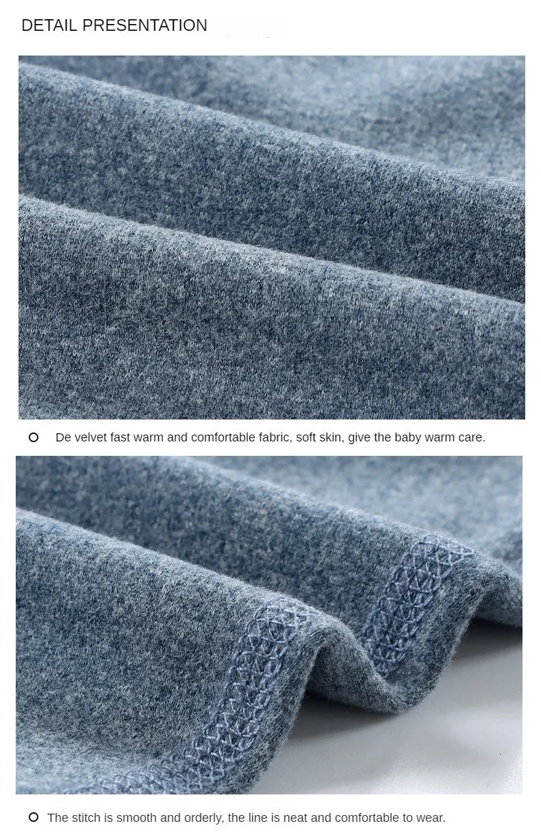 Kinder-Fleecepants in großer Größe, warme Unterhose für Jungen und Mädchen, Winter-Velours-Leggings, Kinder-Baby-Basishose, verdickte lange Unterhosen