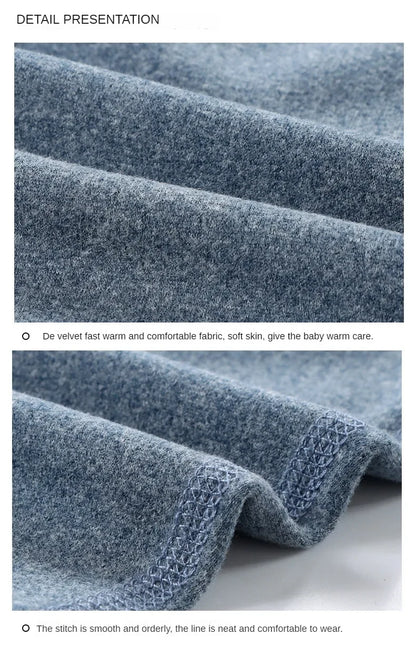 Kinder-Fleecepants in großer Größe, warme Unterhose für Jungen und Mädchen, Winter-Velours-Leggings, Kinder-Baby-Basishose, verdickte lange Unterhosen