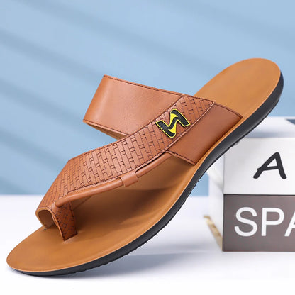 Herren Sommer Mode All-Match Strand Sandalen Rutschfeste Hausschuhe Slip-On Wasserschuhe für Freizeit im Freien-5110