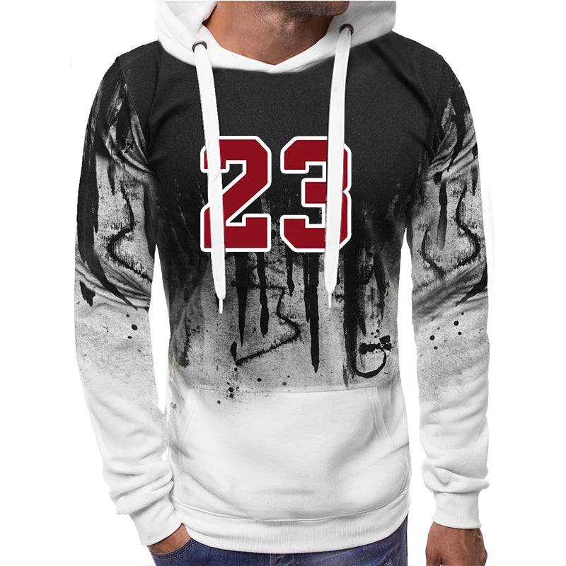 Lässige Kapuzenpullover Jogging-Sweatshirts für Männer Top-Mode Bequeme Herbst-Winter-Alltagskleidung Sport-Sweatpants