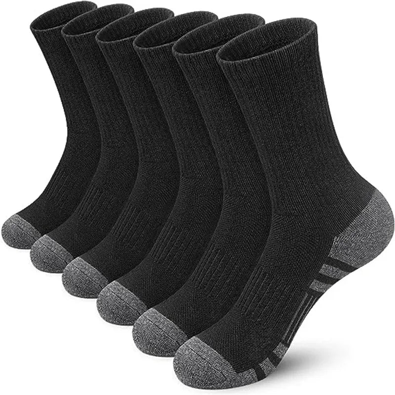 6er/12er Pack Herren Outdoor-Sportsocken Hochwertig Bequem Weich Rutschfest  Neuer Stil