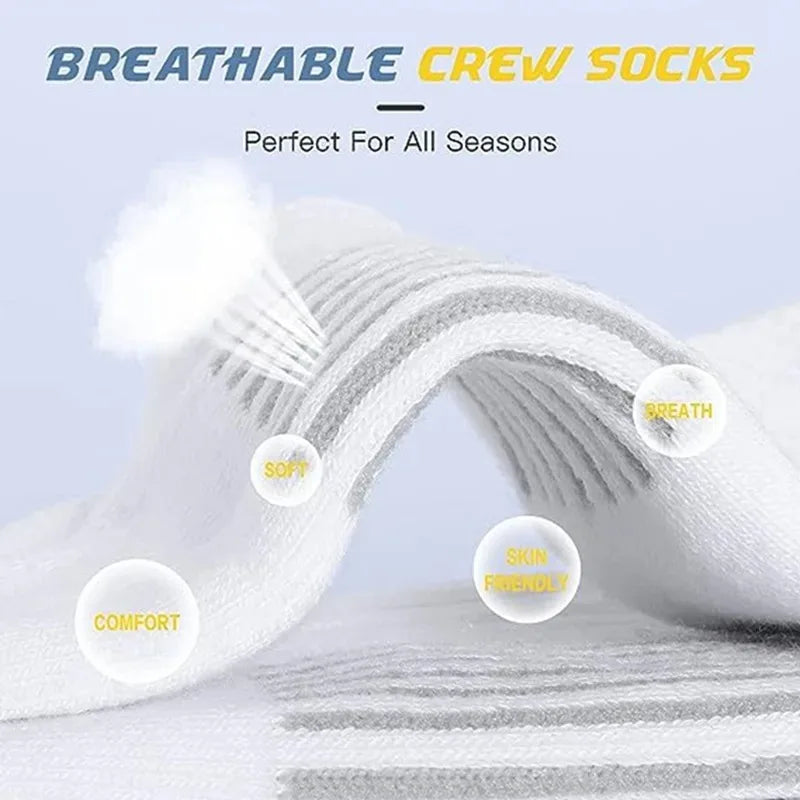 6er/12er Pack Herren Outdoor-Sportsocken Hochwertig Bequem Weich Rutschfest  Neuer Stil