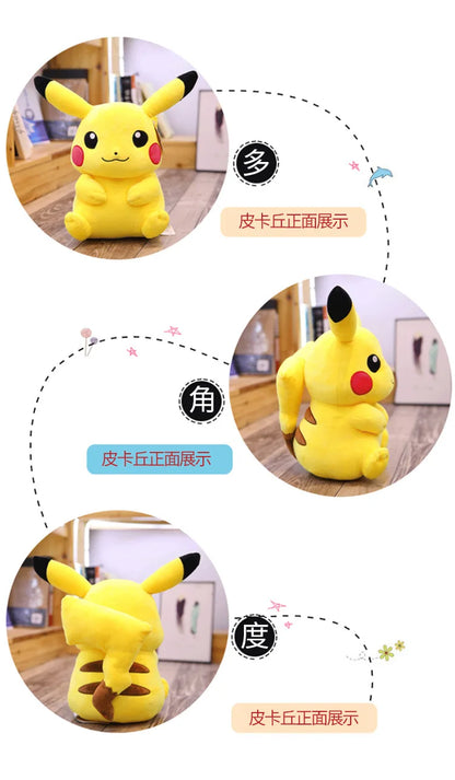 Pokemon Pikachu Plüschspielzeug Cartoon & niedliche Anime Kinder Spielzeug Stoffpuppe Valentinstagsgeschenk Heimdekoration