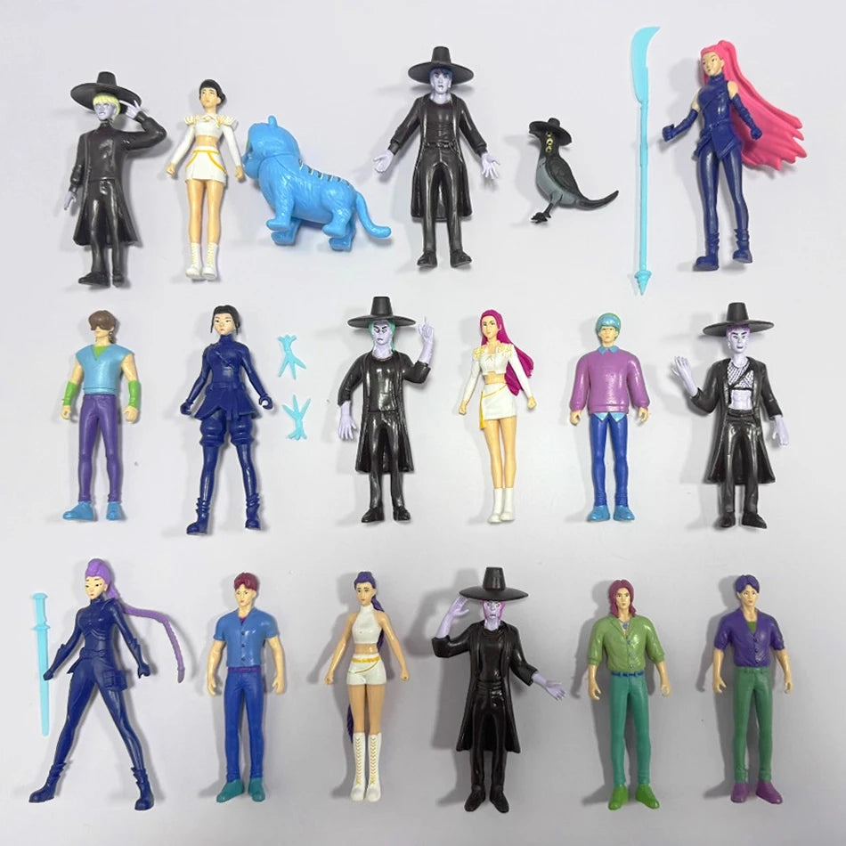 Heiß verkaufende Jägerin Anime-Figuren Spielzeug Süße PVC Rumi Mira Zoey Action-Figur Modellpuppen Kinder Geburtstag Dekoration Spielzeug Geschenke
