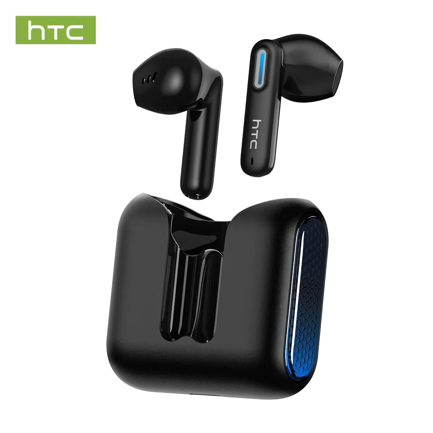HTC NE49 Bluetooth-Kopfhörer V6.0 TWS Sport Wireless Kopfhörer Ultra geringe Latenz Gaming-Headset Ohrhörer Lange Lebensdauer