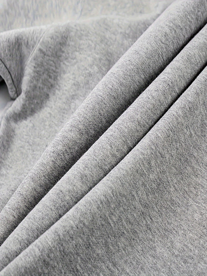 2 Teile SIX SEVEN Bedruckter Y2K-Stil Elegante Lässige Damen-Sportbekleidung | Fleece Pullover mit Rundhalsausschnitt und Langarm sowie Lange Hose Set