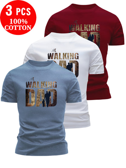 3er-Set Herren T-Shirts aus 100% Baumwolle