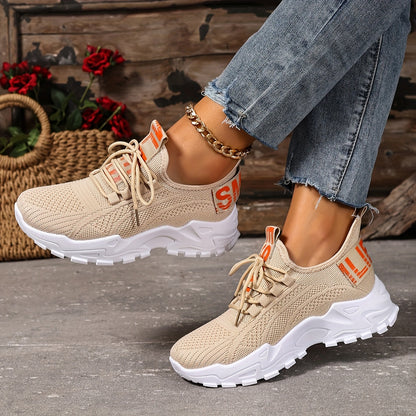 Modische Damen-Casual-Sneaker, atmungsaktive und bequeme Laufschuhe, weiche und komfortable Damenschuhe