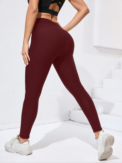Damen Yoga-Leggings mit hoher Elastizität - Einfarbig, Enganliegend, Besonders Wärmend, Ideal für Laufen, Fitness & Outdoor-Aktivitäten, Wärmeverstärkender Stoff, Wärmende Leggings | Hoch elastischer Stoff | Glatte Textur Leggings