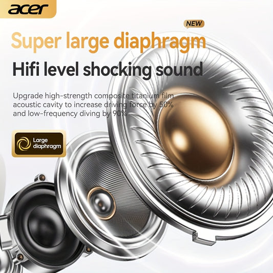 Aufgerüstete kabellose Over-Ear-Kopfhörer mit bassverstärktem Sound, leichtem klappbarem Design und integriertem Mikrofon. Inklusive 3,5-mm-Audiokabel