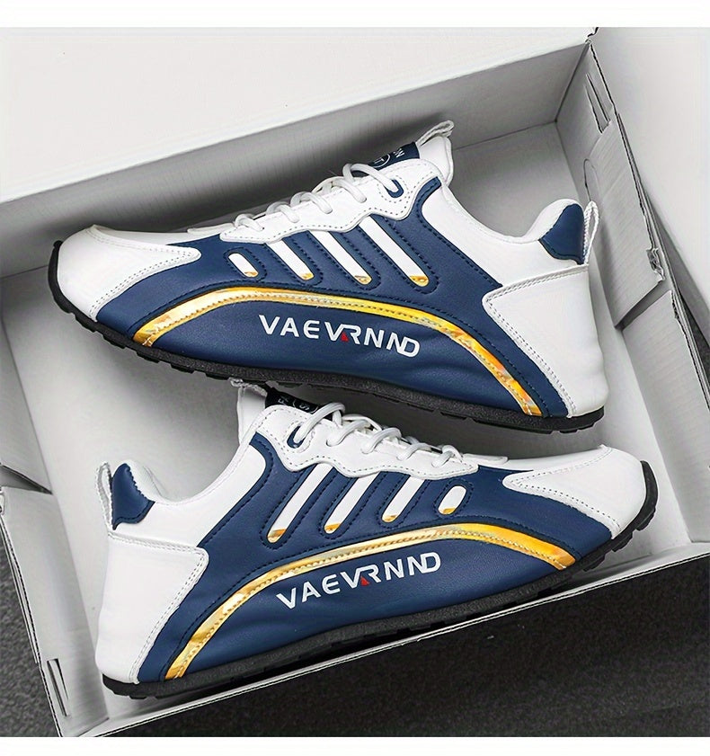 Herren Freizeitsneaker - Low-Top-Schnürschuhe mit atmungsaktivem Obermaterial, gepolstertem Komfort und langlebiger Profilsohle