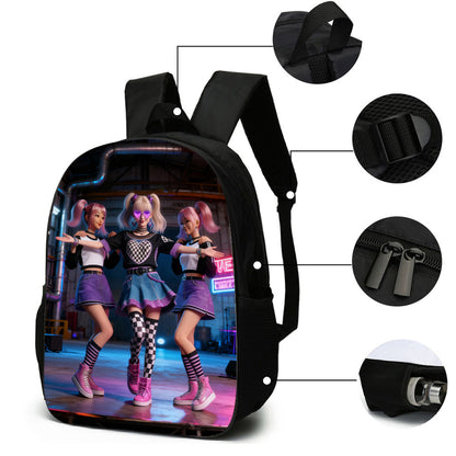 K-Pop Themen-Rucksack-Set mit Umhängetasche & Federmäppchen , koreanisches Popkultur-Design Sport, Reisen