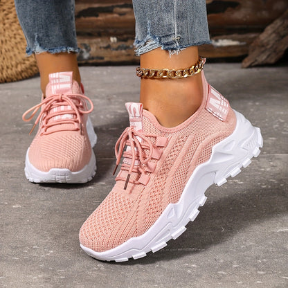 Modische Damen-Casual-Sneaker, atmungsaktive und bequeme Laufschuhe, weiche und komfortable Damenschuhe