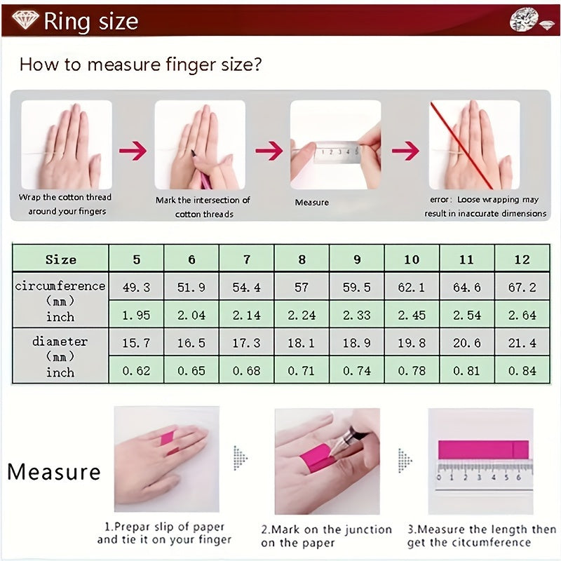 Women's 3-Row Eternity Ring, 14K Gold Plated with Cubic Zirconia, Eternity Band Ring Jewelry