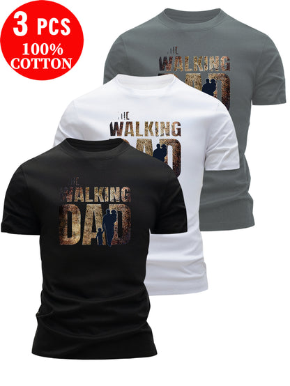 3er-Set Herren T-Shirts aus 100% Baumwolle