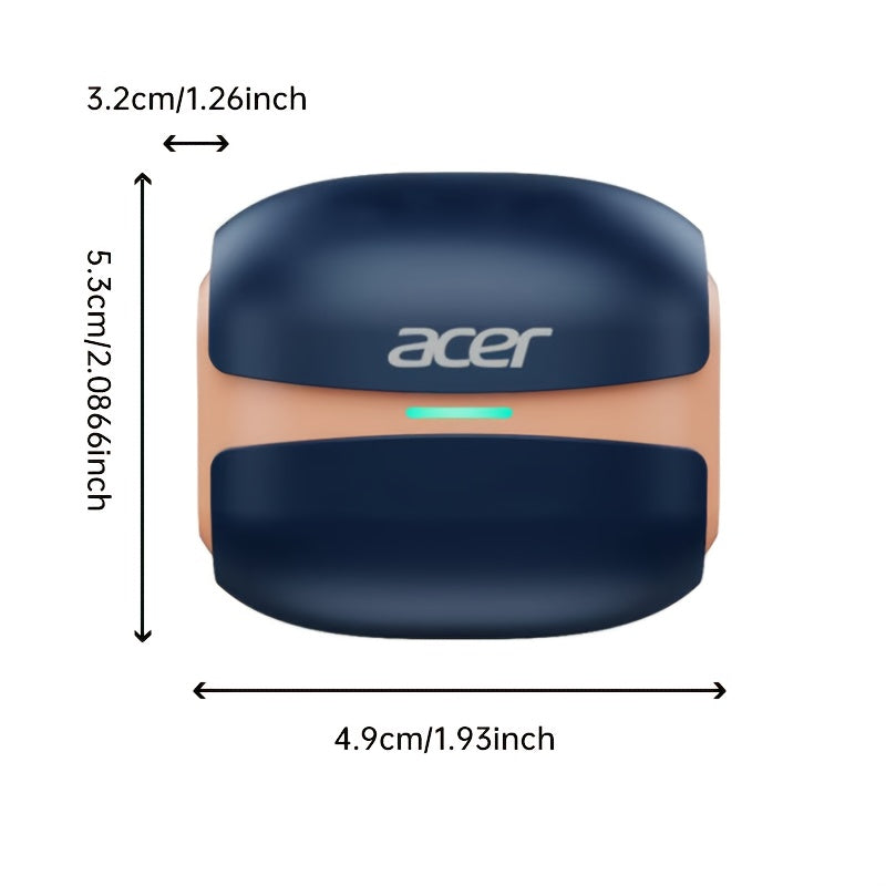 [Acer] 2025 neues Modell TWS kabelloses Headset mit kräftigem Bass Stereo + Sprachgeräuschunterdrückung Ultra-langer Akkulaufzeit  HIFI-Audio