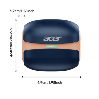 [Acer] 2025 neues Modell TWS kabelloses Headset mit kräftigem Bass Stereo + Sprachgeräuschunterdrückung Ultra-langer Akkulaufzeit  HIFI-Audio