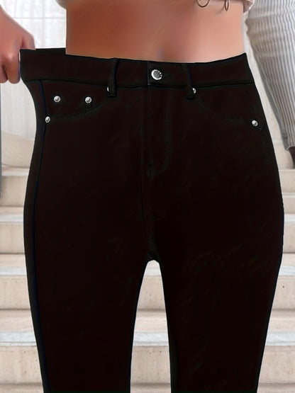 Damen Jeans schwarz in Übergrössen