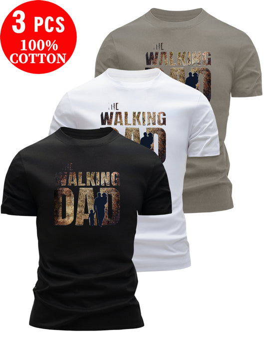 3er-Set Herren T-Shirts aus 100% Baumwolle