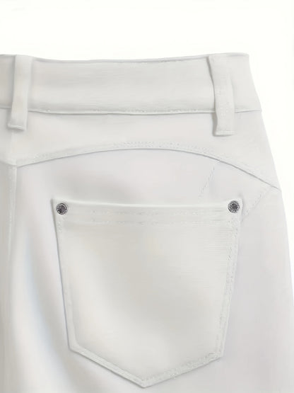 Weiße Damen-Jeans in Übergröße