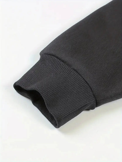 Plus-Size-Hoodie für Damen  lässige Langarmjacke für Herbst/Winter, maschinenwaschbar