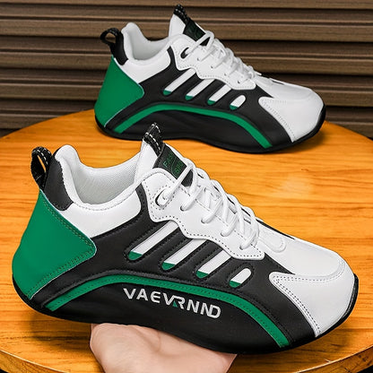 Herren Freizeitsneaker - Low-Top-Schnürschuhe mit atmungsaktivem Obermaterial, gepolstertem Komfort und langlebiger Profilsohle