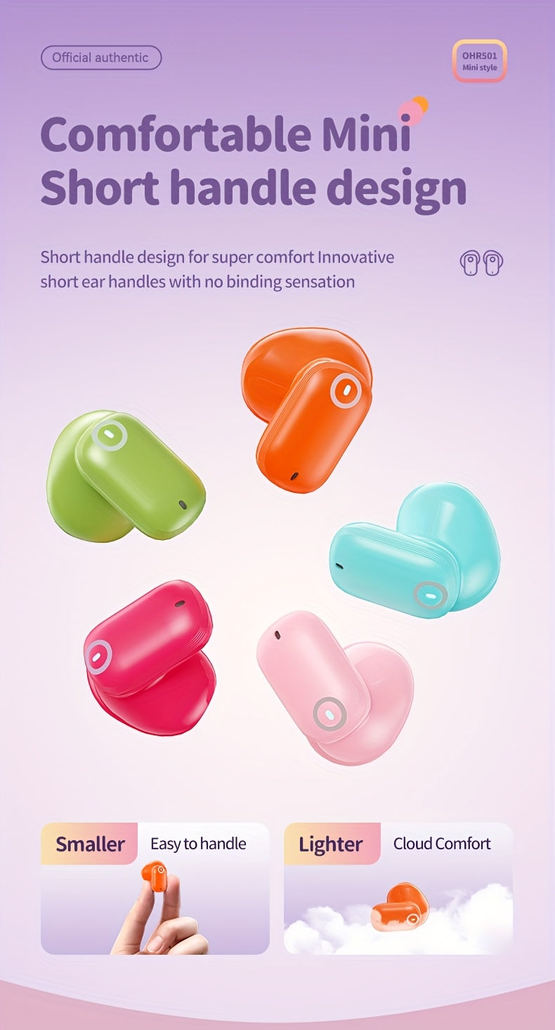 [Acer Offiziell Original] TWS Kabellose Ohrhörer mit Tiefbass-Stereo + Geräuschunterdrückung bei Anrufen, Ultra lange Akkulaufzeit, In-Ear-Design für Sport und Laufen, Mini und kompakt, HIFI-Sound, leichtes Touch-Bedienung