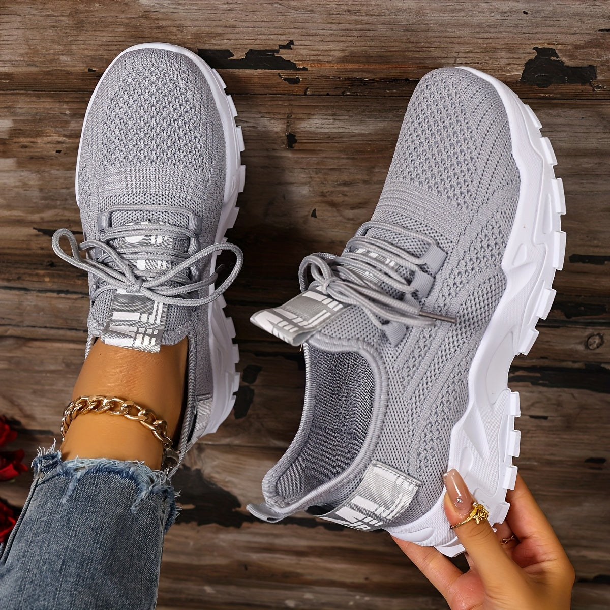 Modische Damen-Casual-Sneaker, atmungsaktive und bequeme Laufschuhe, weiche und komfortable Damenschuhe