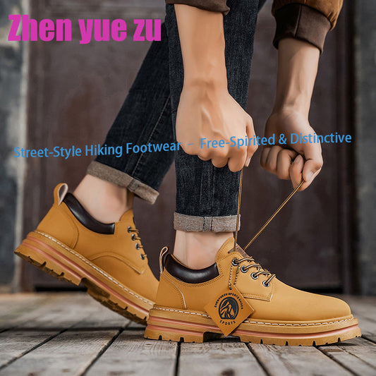 Herren Klassische Low-Top Oxfords - Schnürung mit Rundspitze, rutschfeste PVC-Sohle, leichtes Obermaterial & gepolsterte Innensohle für Business Casual, Outdoor, Fitnessstudio - Vielseitig für alle Jahreszeiten (Einfarbig)
