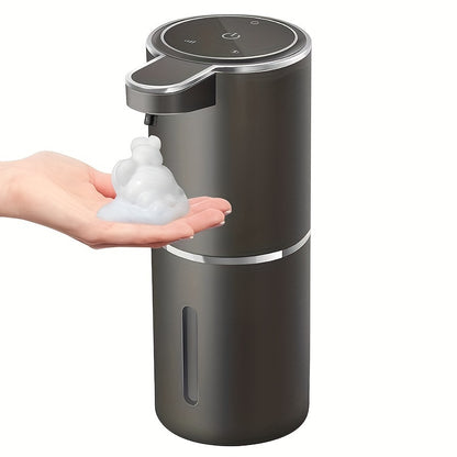 Ein 380 ml wiederaufladbarer automatischer Sensorspender für Seife, geeignet für Schaumschhandseife und Küchenreiniger mit automatischer Sensortechnologie